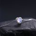 Ins Style Small Heart Shaped Natural Cream Blue Moonstone Bracelet S925 Sterling Silver Gift Gemstone Bracelet For Girls_ipsvogv.com