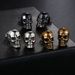 Unisex hip hop skull earrings for men Halloween personality old ear bone studs street popular earrings_ipsvogv.com