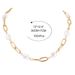 Fashion Square Box Necklace Bohemian Style Special Shaped Pearl Clavicle Necklace For Women_ipsvogv.com