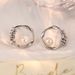 Fashion High Grade Natural Pearl Zircon Earrings For Women Flower Star Retro Light Luxury Earrings Ear Clips Silver Needle_ipsvogv.com