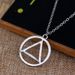 Rap Singer Eminem's Pendant Necklace, Nightclub Hip-hop Minimalist Triangular Necklace_ipsvogv.com