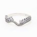 Women's Jewelry White Copper Shining Asymmetrical Wave Ring Light Luxury Temperament Diamond Ring Valentine's Day Gift_ipsvogv.com