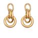 Australian niche personalized copper plated true gold geometric for female INS internet celebrity style versatile_ipsvogv.com