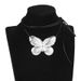 Jewelry Fashion Metal Butterfly Collar Simple Wax Thread Long Style Multi Use Trendy Tassel Necklace_ipsvogv.com