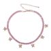 Women's Jewelry White Zircon Tennis Chain Necklace Tennis Choker Butterfly Pendant Adjustable 32+10_ipsvogv.com