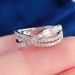 Cao Shi Cross Light Luxury Exquisite Cold Style Fashion Japanese Index Finger Personalized Internet Celebrity Girl Ring_ipsvogv.com