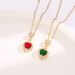Titanium Steel Necklace Women's Colorless Love Pendant Collar Chain High grade Jewelry Light Luxury Small Neckchain_ipsvogv.com