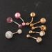 new arrival 8PCs navel ring suit zircon navel nail navel buckle piercing jewelry_ipsvogv.com