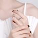 Silver Starlight One Carat Women's Korean Edition Micro Set Six Claw Diamond Ring Mosang Stone_ipsvogv.com