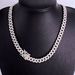 Hot Selling 8mm Alloy Rhinestone Classic Fashion Hip Hop Cuban Chain Necklace_ipsvogv.com