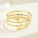 Simple fashionable OL style women's wristband, personalized and versatile, multi-layer geometric circle winding design,_ipsvogv.com