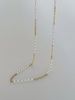 Gold Plated Titanium Steel Retro Pearl Embossed Waist Chain Body Chain_ipsvogv.com