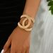 Minimalist exaggerated style women's wristband with personalized spring folding and winding design, niche bracelet_ipsvogv.com