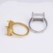 S Sterling Silver Men's Ring Set With Geometric Square Inlay Of Jadeite, Agate, And Jade_ipsvogv.com