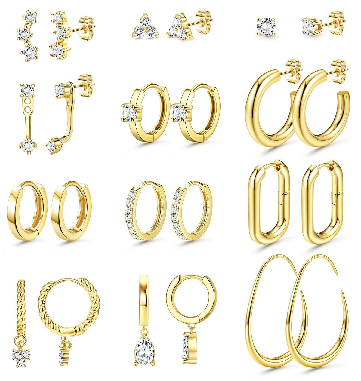 Unisex Simple Niche Water Drop Earrings Personality Temperament Versatile Earrings Female Cold Style Elongated Face Temperament Earrings_ipsvogv.com