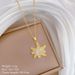Fashionable 【 】 Sea Star Light Luxury Charm Gorgeous Full Diamond Necklace Women's Versatile Clavicle Chain Titanium 【 】_ipsvogv.com