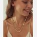 Women's Gold Layered Necklace Gold Plated Exquisite K Gold Chain Necklace Herringbone Gold Necklace Set_ipsvogv.com