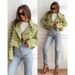 Women's Clothing New 2024 Fashion Suit Collar Plaid Printed Wool Coat_ipsvogv.com