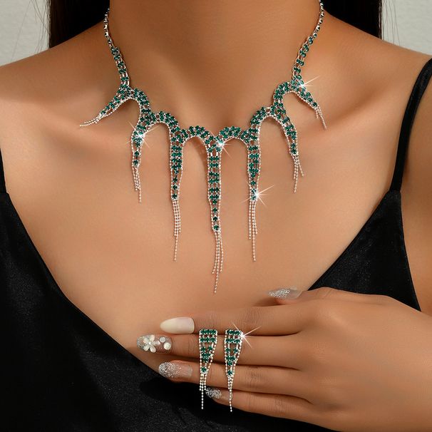 Women’s Jewelry Set Fashion Jewelry Fashion Jewelry Party Women's Water Diamond Cool Octopus Necklace Earrings Set_ipsvogv.com