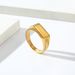 Men And Women's Jewelry Neutral Cold Style Simple Design Titanium Steel Seal Ring Genderless Niche Smooth Ring_ipsvogv.com