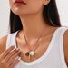 Holiday Starfish, Seashells, Small Fish Necklace, Ocean Wind Sequins, Rice Beads, Bead Necklaces, Accessories_ipsvogv.com