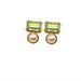 French court style square diamond geometric pearl earrings silver needles, simple luxurious Instagram earrings, with a_ipsvogv.com