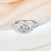 Light luxury diamond ring for women, simple and fashionable ring, niche S925 sterling silver, fashion jewelry, silver jewelry_ipsvogv.com