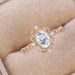 Jewelry Rose Gold Flower Zircon Ring For Women, Simple And Fashionable Handmade_ipsvogv.com