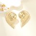 Creative Personality Fashion Metal Line Exaggerated Radiant Temperament Earrings Studs For Women_ipsvogv.com