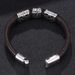 Fashion Trend Wristband Punk Leather Bracelet, Personalized Cool Men's Jewelry Hot Selling Item_ipsvogv.com