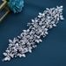 Bridal Headband Handmade Rhinestone Headband Headdress Heart Shaped Diamond Pressed Headband Shape Soft Headband_ipsvogv.com