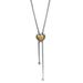 Stainless Steel Spring Snap Heart Shaped Versatile Electroplating Women's Tassel Necklace_ipsvogv.com