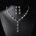 Minimalist Fashionable Women's Necklace With Rhinestones, Creative And Personalized Accessories For Outdoor Brides'_ipsvogv.com