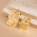 Unique Lava Liquid Irregular Wrinkle Design Fashion Earrings For Women_ipsvogv.com