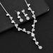 Pearl Necklace And Earrings Light Luxury Clavicle Chain High-end Sense Temperament Jewelry Two-piece Set_ipsvogv.com