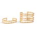 Hip Hop Punk Style Metal Hollow Wave Bracelet Bracelet Personalized Geometric Open Arm Ring For Women_ipsvogv.com