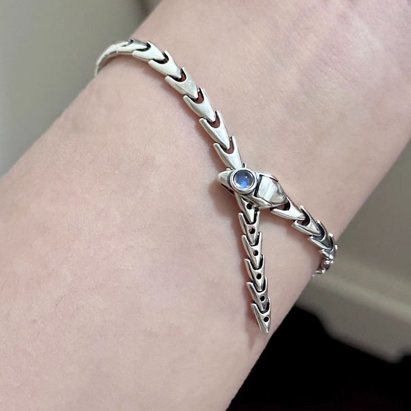 New "Mechanical Dimension" Spirit Snake Bracelet Light Luxury, Niche, High End Design Alloy Hand Jewelry For Women_ipsvogv.com
