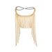 hot selling luxury tassel headband fashionable ethnic style rhinestone forehead chain headband_ipsvogv.com