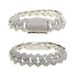 19mm Three Row Zircon Big Buckle Bracelet Hip Hop Street Trend Couple Bracelet_ipsvogv.com