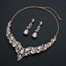 New Necklace And Earrings For Women, Two-Piece Fashion Accessories From Yiwu, Internet Celebrity Jewelry Set_ipsvogv.com
