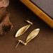 Fashionable, Simple, Atmospheric, Leaf Tassel Earrings, Light Luxury, High-end, Long Silver Needle Earrings_ipsvogv.com