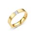 Fashionable Temperament With Zircon Titanium Steel Couple Ring, Korean Version Versatile Tail Ring_ipsvogv.com
