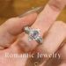 Purple Zircon Luxury, Provence~Ultra Sparkling Light Clear And Cold Sensation, High Grade Temperament Ring, Open Ring Luxury, Sensation, ,_ipsvogv.com