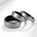 Men's Jewelry 4 6 8 Mm Curved Sand Surface Tungsten Steel Ring Simple Wedding Proposal Tungsten Gold Couple Ring Hand Jewelry_ipsvogv.com