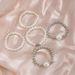 Exaggerated Pearl Layered Bracelet Set With Temperament, Featuring Large Round Bead Beads, And Micro Inlaid Bracelet_ipsvogv.com