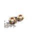 French style oil drop three-dimensional camellia pearl earrings with a high-end feel, niche zircon silver needle_ipsvogv.com