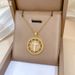 Round 【 】 Cross Light Luxury Charm Gorgeous Full Diamond Necklace Women's Versatile Clavicle Titanium Steel Chain 【 】_ipsvogv.com