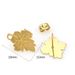 Stainless Steel DIY Maple Leaf Hooks, Vacuum Electroplated Handmade Jewelry Accessories, Earrings, And Ear Pin Materials_ipsvogv.com