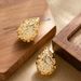 Fashionable Small Fragrant Style Hollow Water Droplet Shaped For Women, Niche, Simple, High-end Silver Needle Earrings_ipsvogv.com