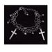 Korean Hip-Hop Men's Cross Multi-Layer Bell Bracelet Trendy Chain Ins Disco Punk Cool Jewelry For Women_ipsvogv.com